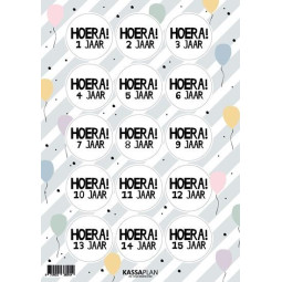 stickervel leeftijden