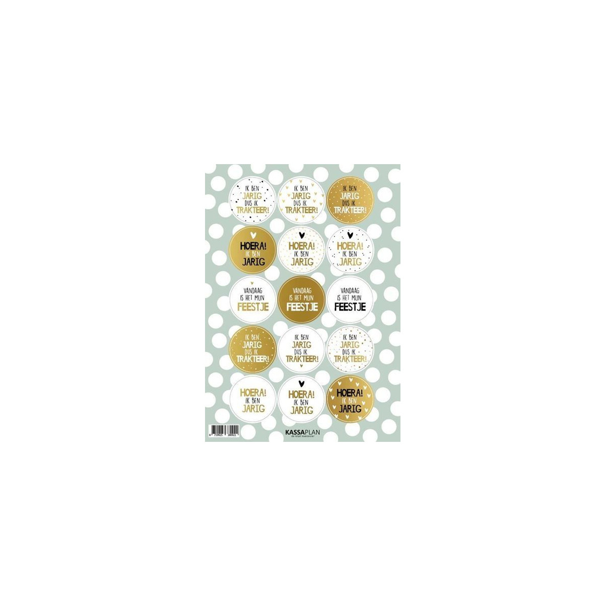 stickervel traktatie