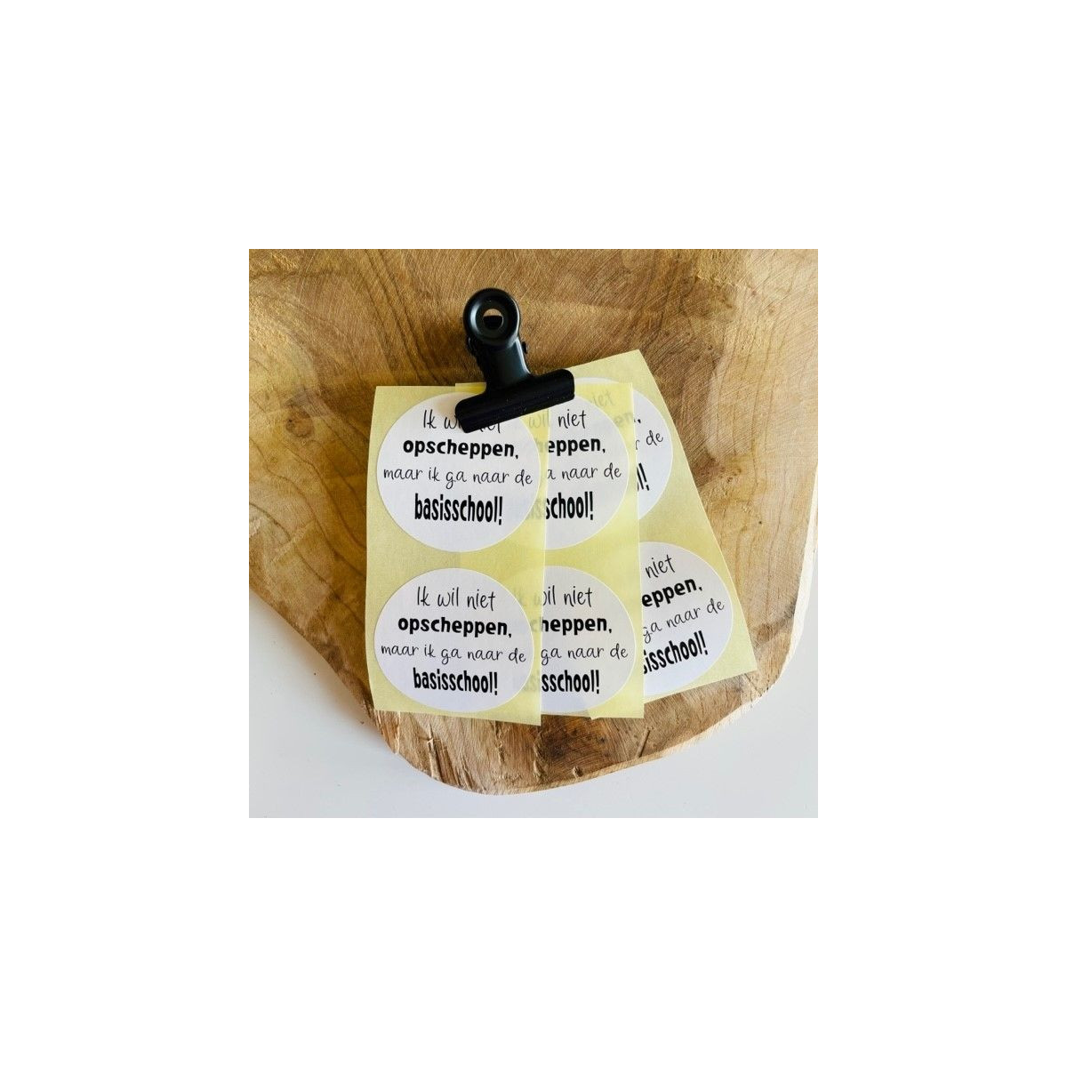 sticker opscheppen