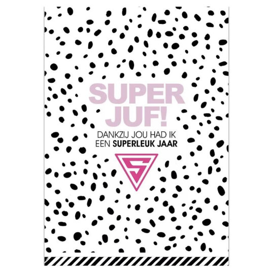 kaart superjuf superleuk jaar