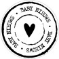 sticker baby nieuws zwart