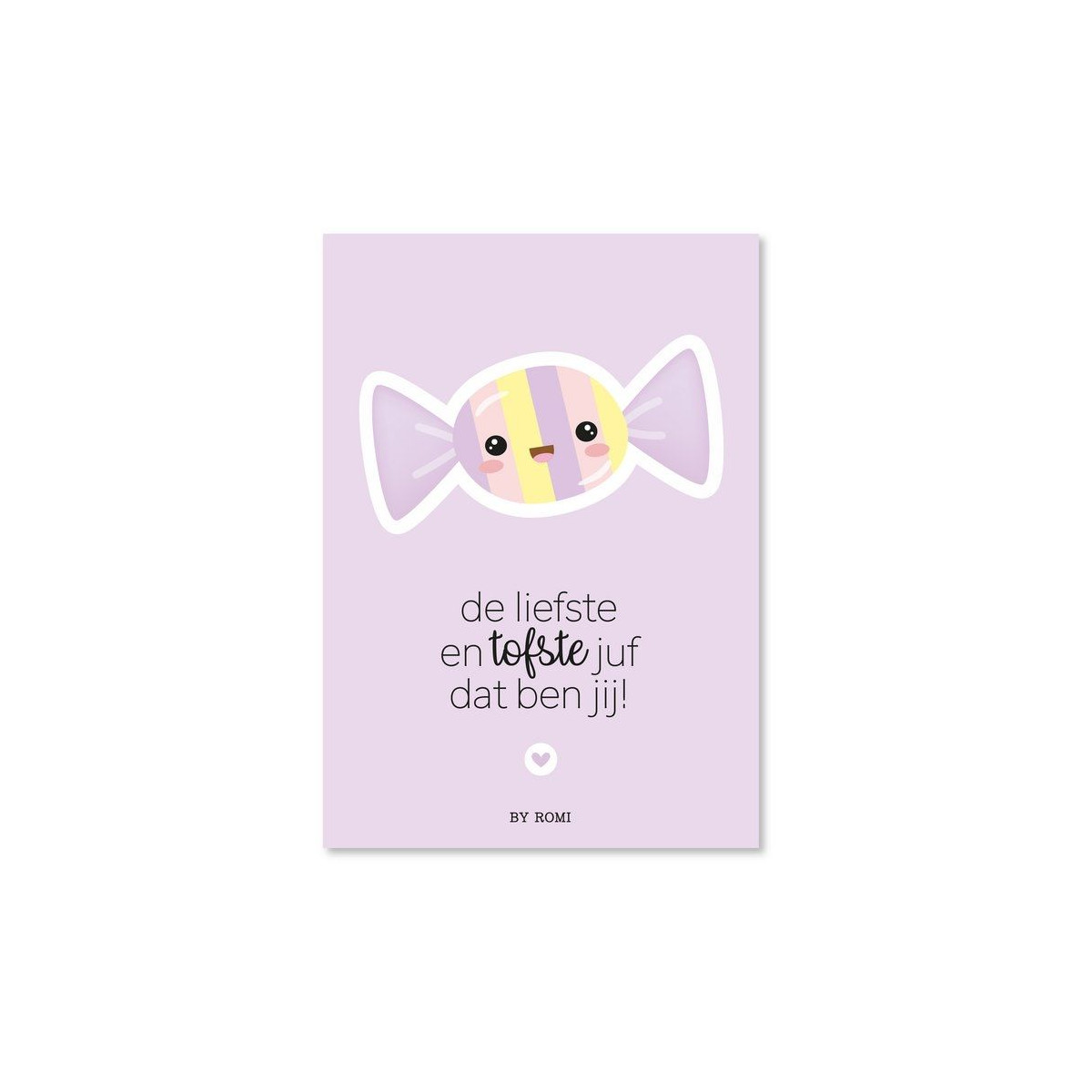 kaart liefste tofste juf