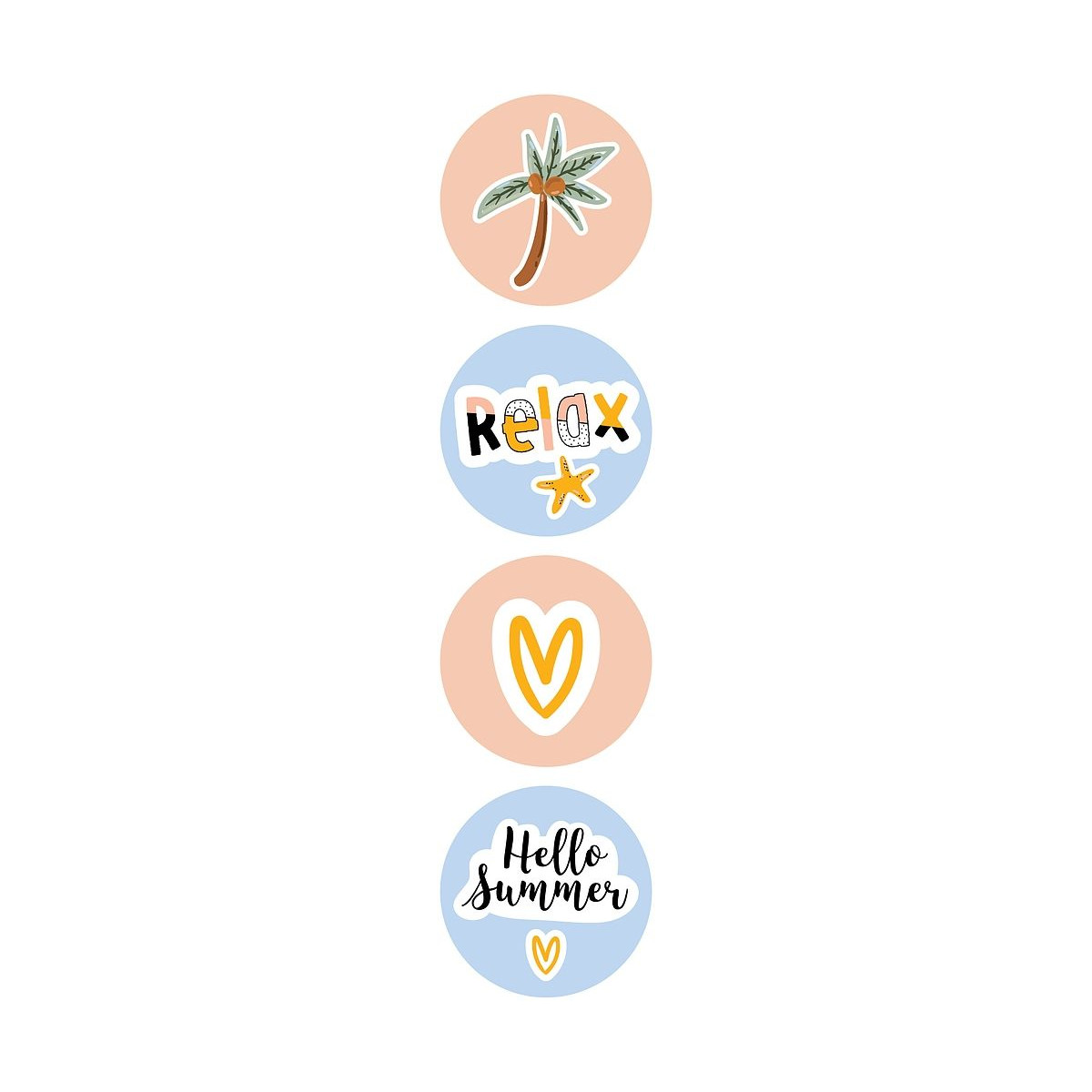 stickermix zomer relax