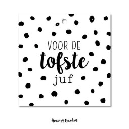 kadolabel tofste juf