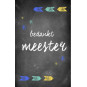 minkaart bedankt meester schoolbord