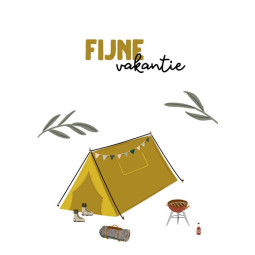 kaart vakantie tent