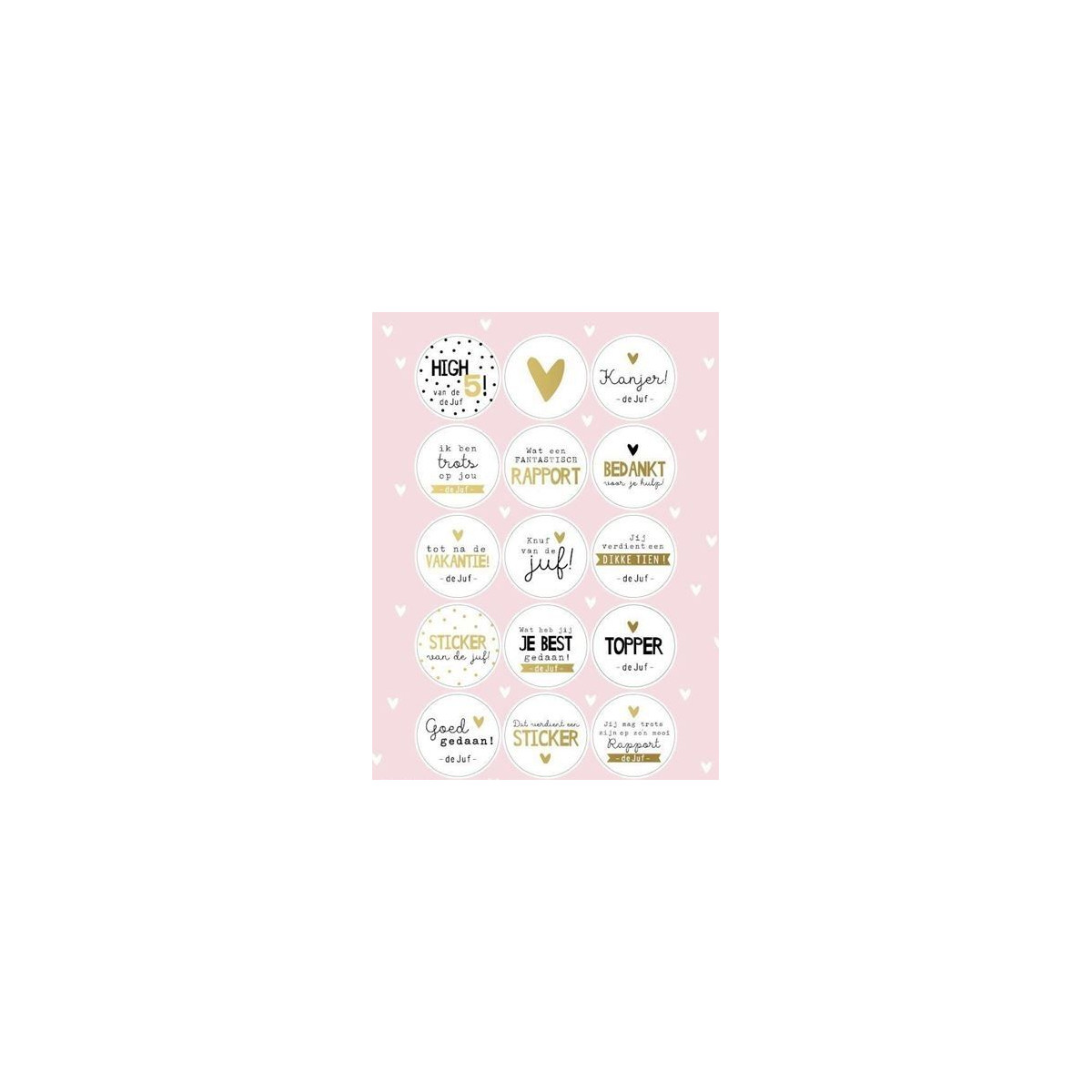 stickervel compliment juf