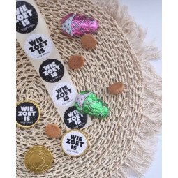 stickermix zoet is krijgt lekkers