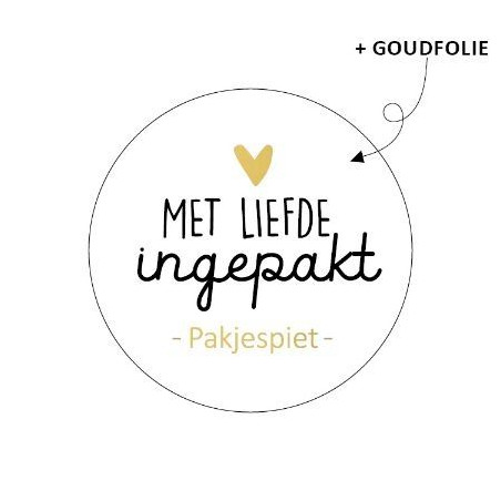 sticker liefde ingepakt