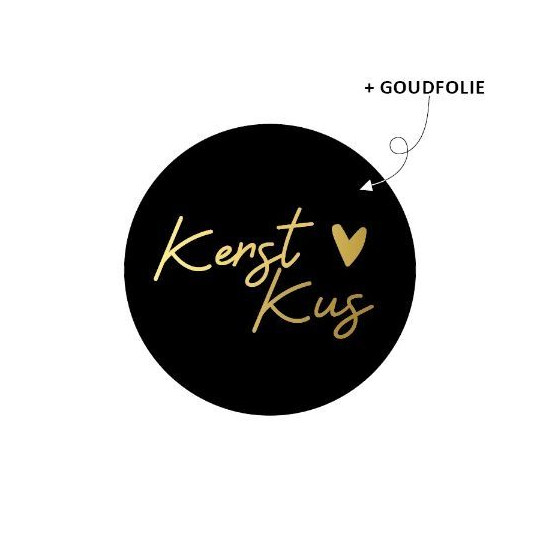 sticker kerstkus