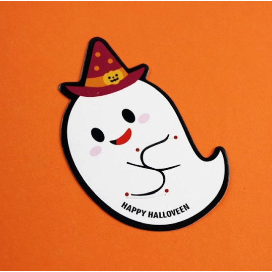 spookje lolly kaartje