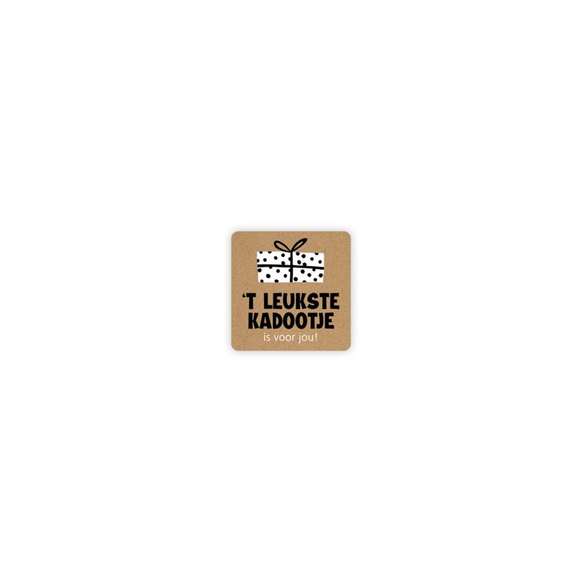sticker leukste kadootje kraft