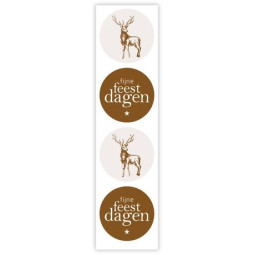 stickermix kerst hert
