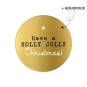 sticker holly jolly