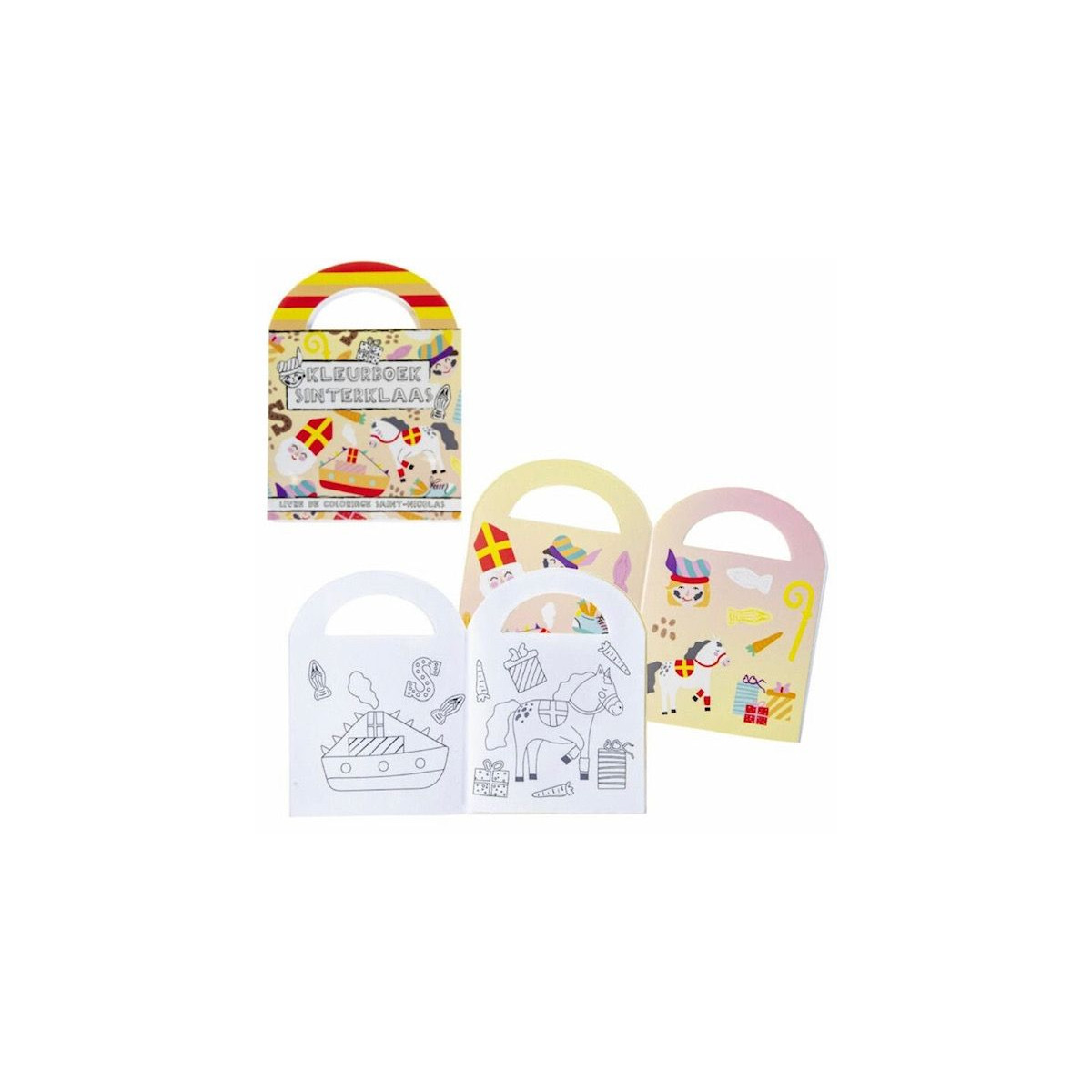 kleurboekje stickers sinterklaas