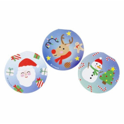 notitieboekje kerst rond