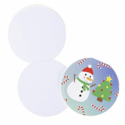 notitieboekje kerst rond