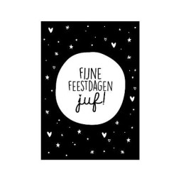 kaart lieve juf kerst