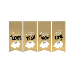 stickermix sint vaantje goud