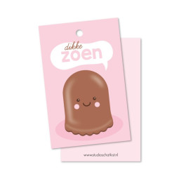 kadolabel dikke zoen