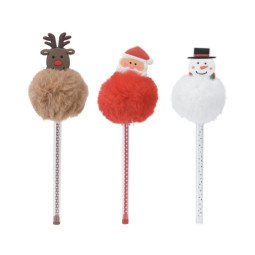kerstpen pompom