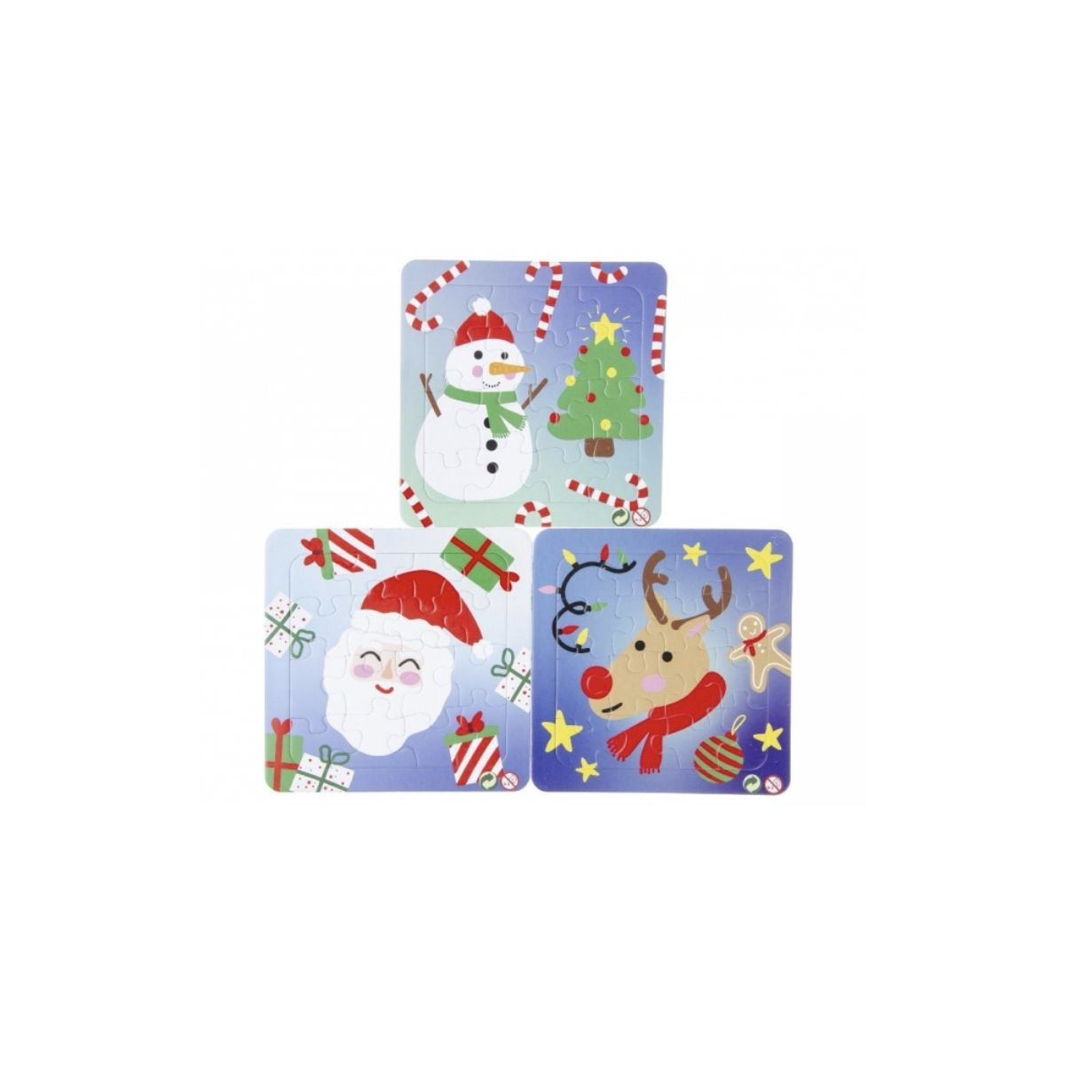 traktatie kerstpuzzel