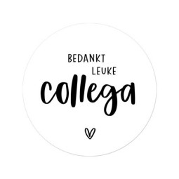 sticker leuke collega