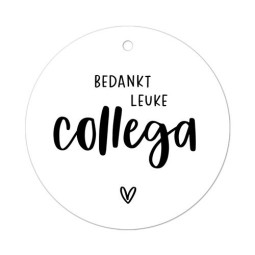 kadolabel leuke collega
