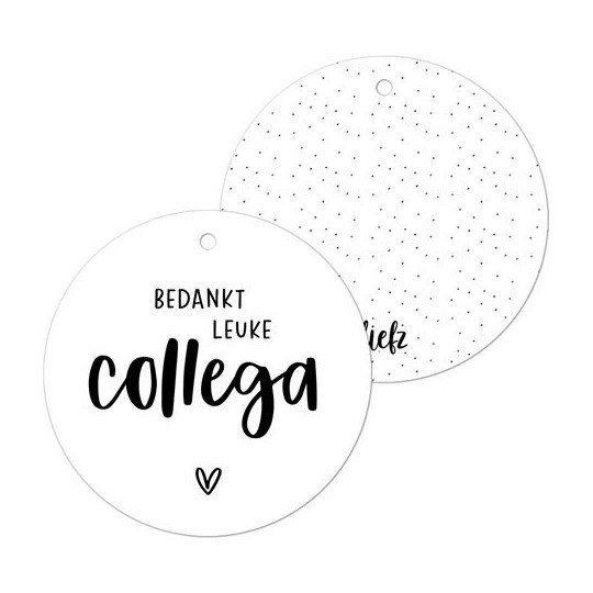 kadolabel leuke collega