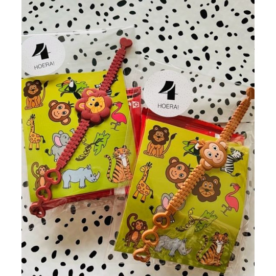 jungle traktatie armbandje