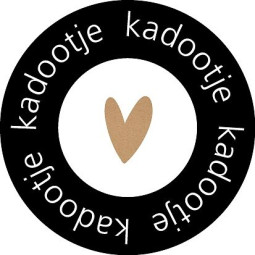 sticker kadootje kraft hart