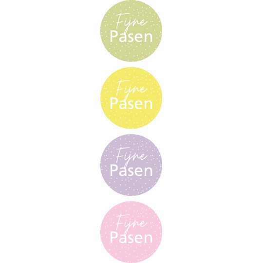 stickermix fijne pasen pastel