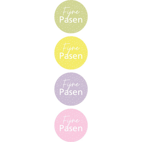 stickermix fijne pasen pastel
