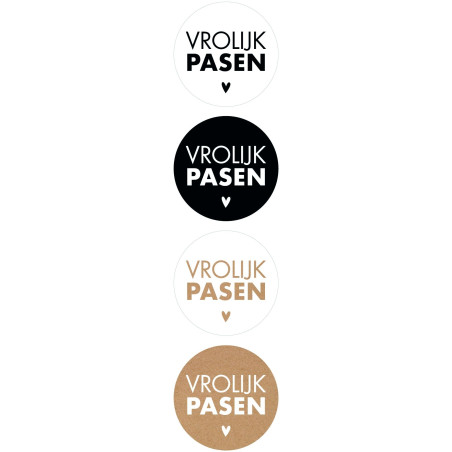 stickermix vrolijk pasen