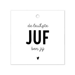 kadolabel leukste juf