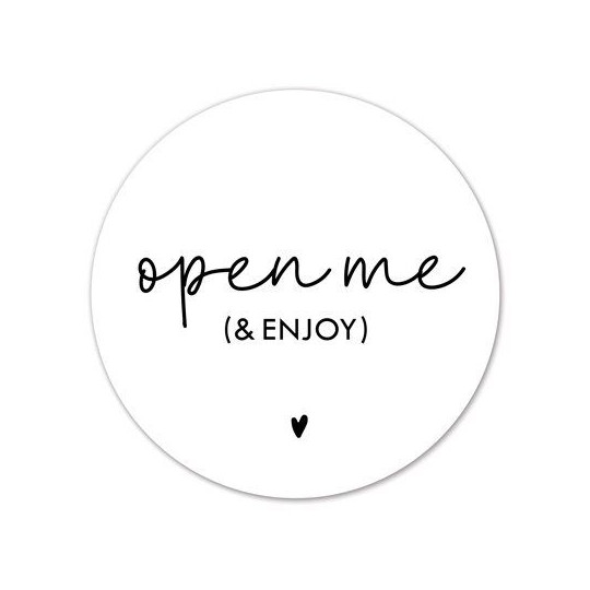 sticker open me enjoy
