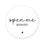 sticker open me enjoy