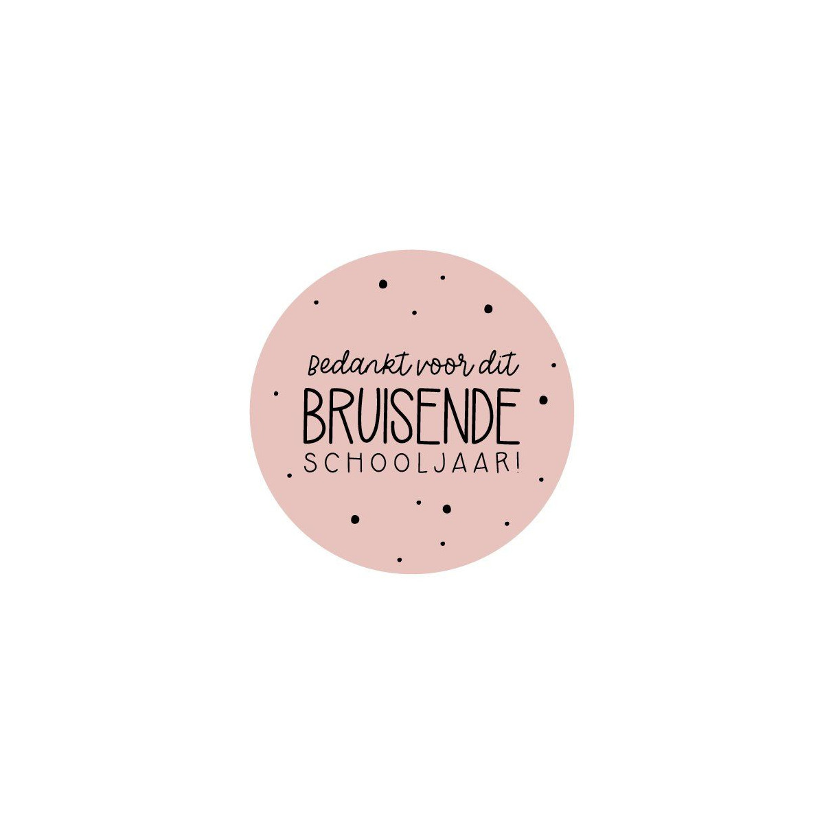 sticker bruisende schooljaar