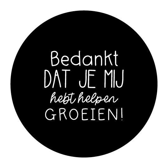 stickers helpen groeien