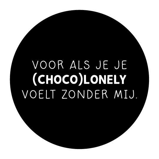 sticker choco lonely