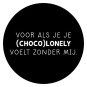 sticker choco lonely