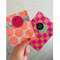 Kadozakjes Smiley fluor oranje