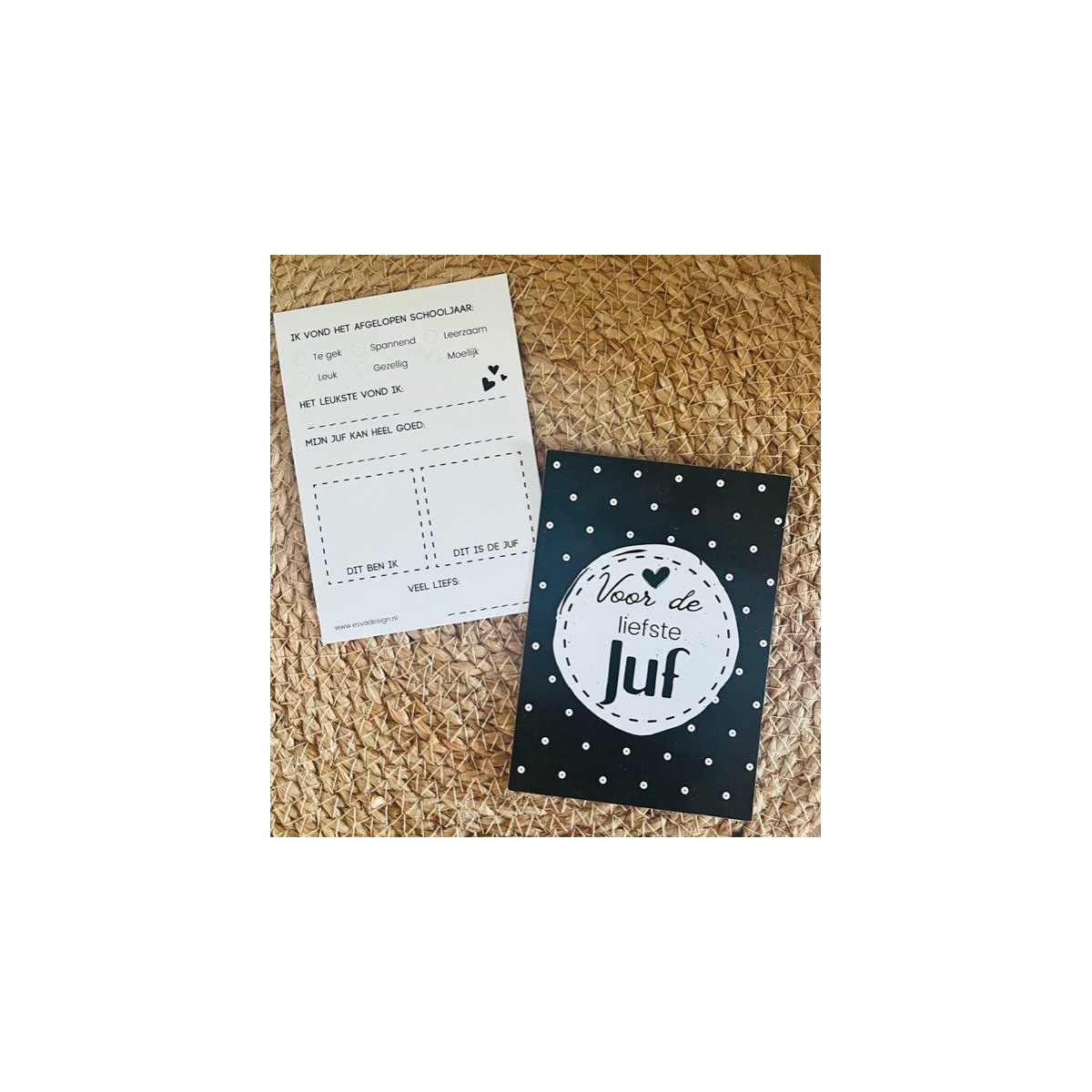invulkaart liefste juf