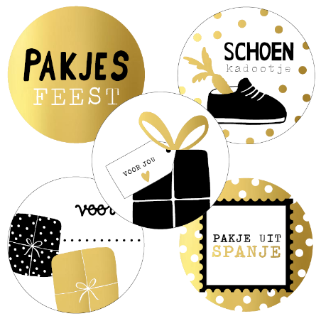 stickermix pakjesfeest sinterklaas