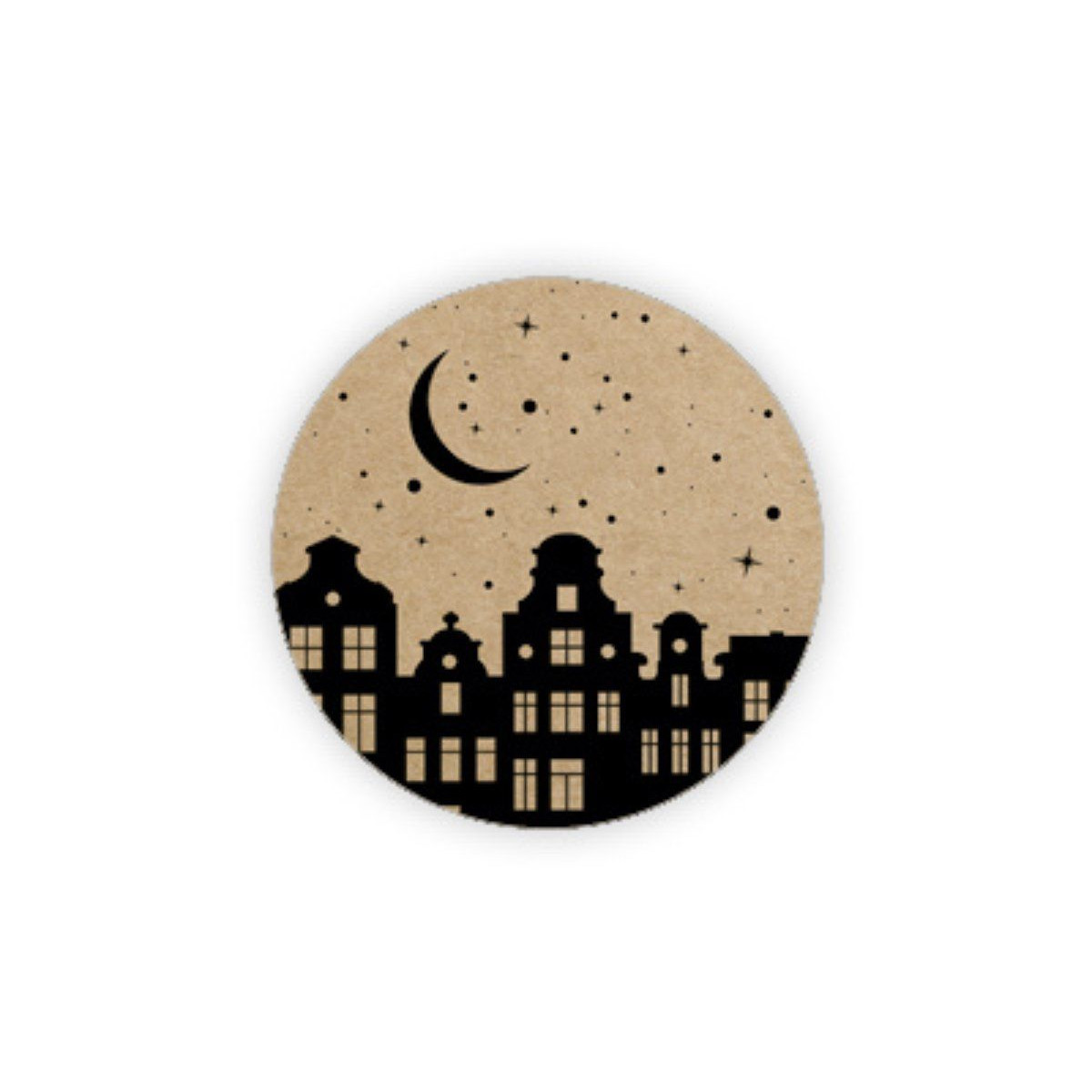 sticker skyline sinterklaas kraft