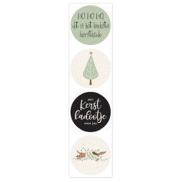 stickermix hohoho kerstkado