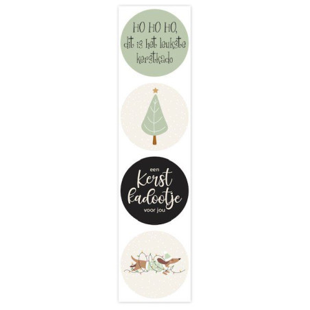 stickermix hohoho kerstkado