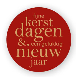 sticker kerstdagen nieuwjaar bordeaux