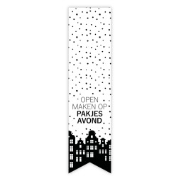 labelsticker openmaken op pakjesavond