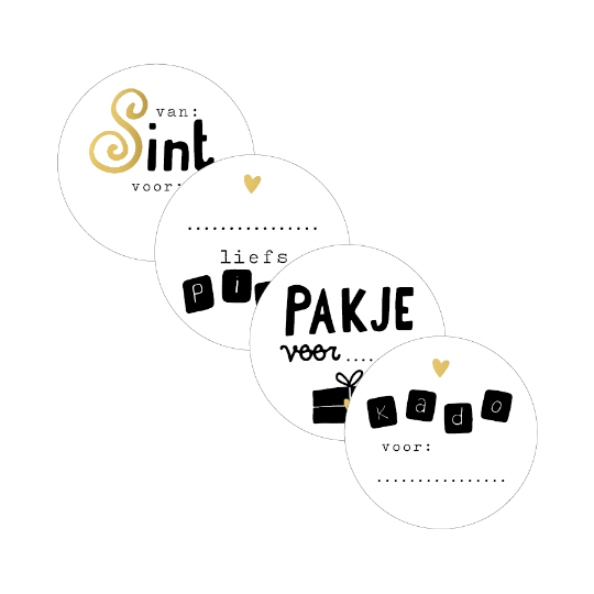 stickermix van sint voor